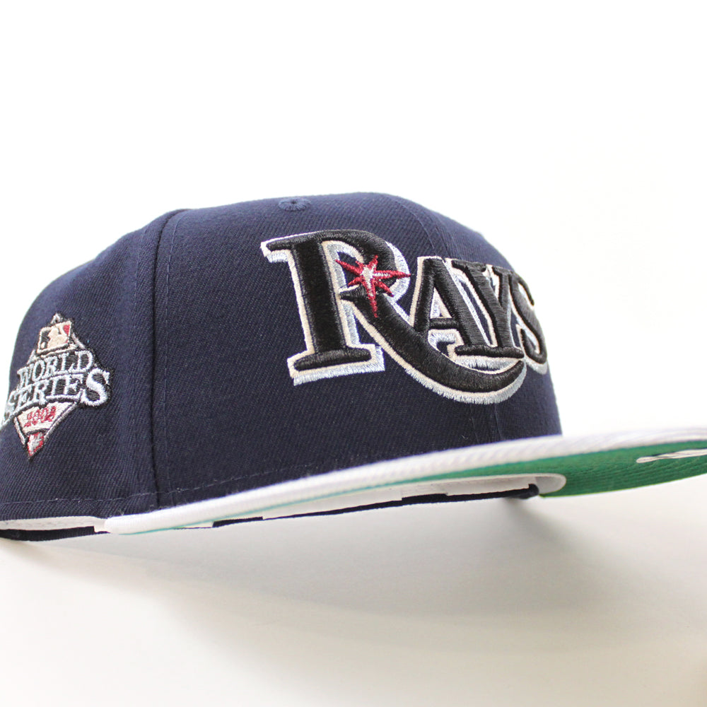 Tampa Bay Rays New Era City Icon 59FIFTY Fitted Hat - White