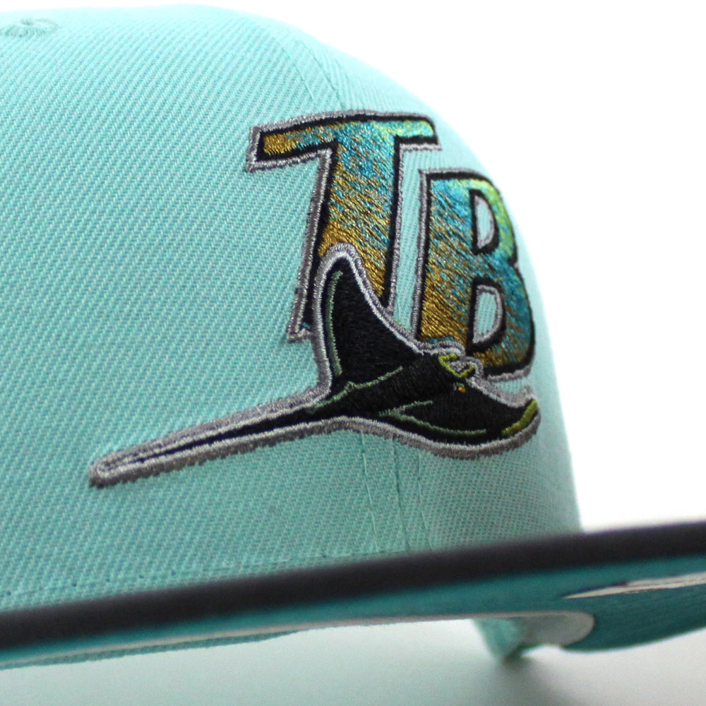 Tampa Bay Devil Rays COOPERPACK Purple-Green Fitted Hat