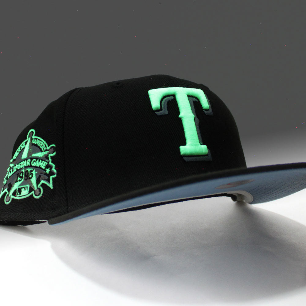 New Era Texas Rangers Glow My God Arlington Stadium Patch Hat Club  Exclusive 59Fifty Fitted Hat Black - FW21 Men's - GB