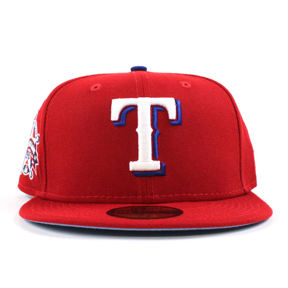Texas Rangers New Era Chrome Serape Under Visor 59FIFTY Fitted Hat