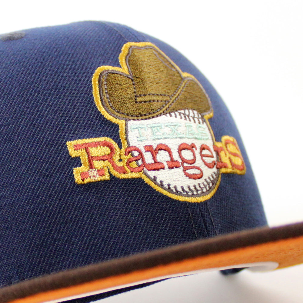 Texas Rangers Chrome Two Tone Hat God 5 Thesidepatch Final Season