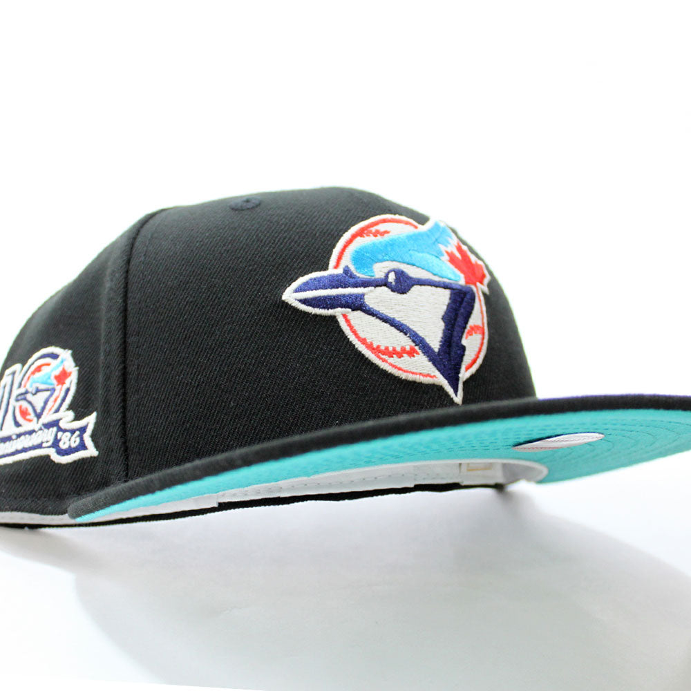 Toronto Blue Jays 10th Anniversary New Era 59Fifty Fitted Hat (Glow in –  ECAPCITY