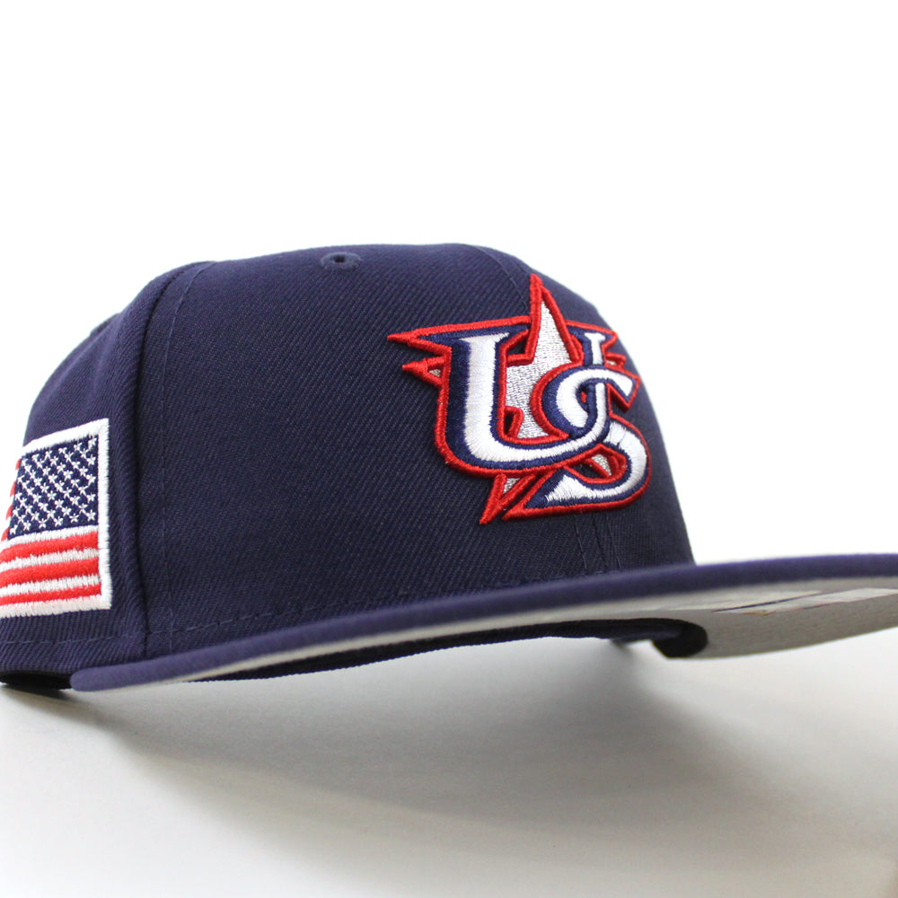 World Baseball Classic New Era 59Fifty Fitted Hat Cap 7 3/8 Team USA America