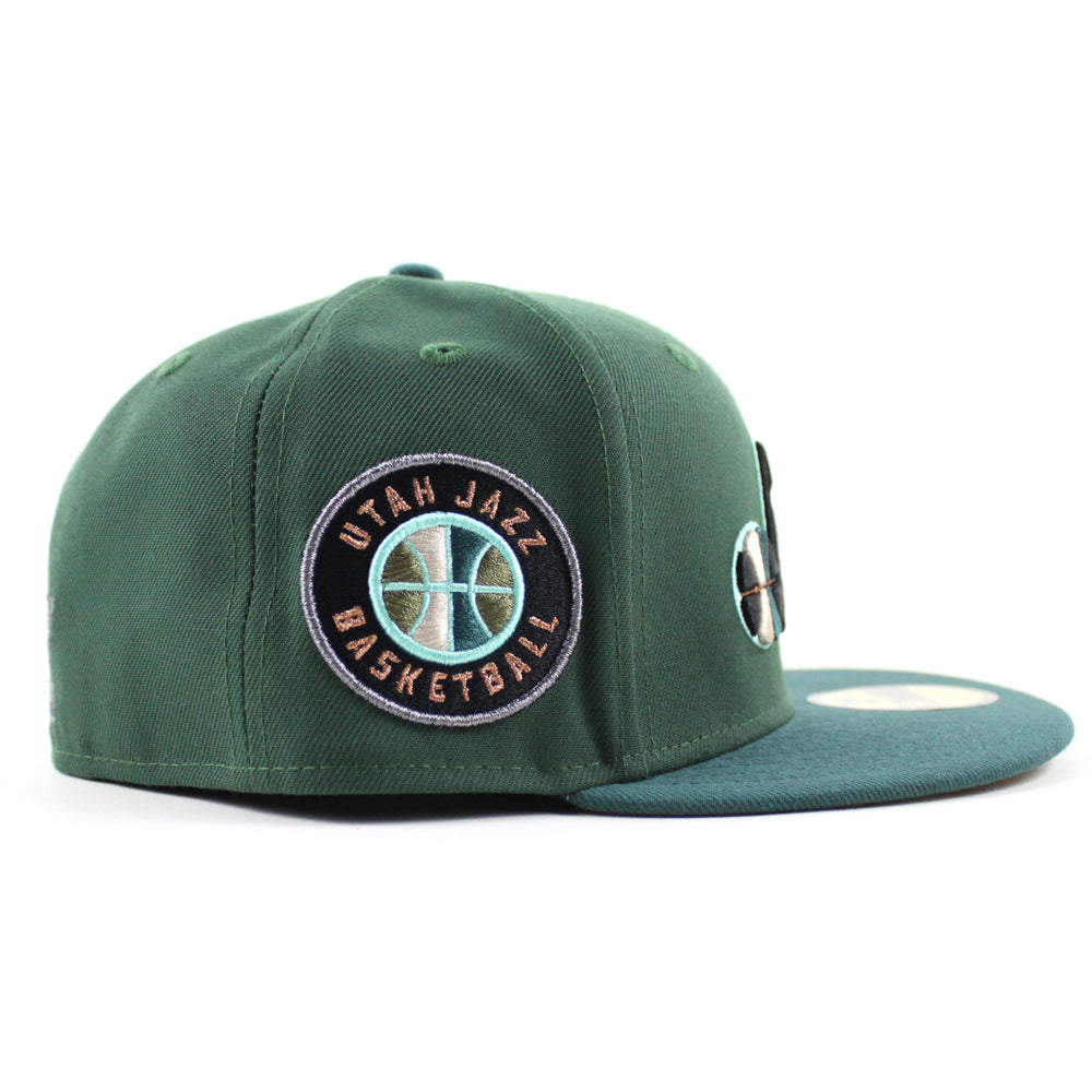 Utah Jazz New Era 59Fifty Fitted Hat (Teal Blue Under Brim) – ECAPCITY