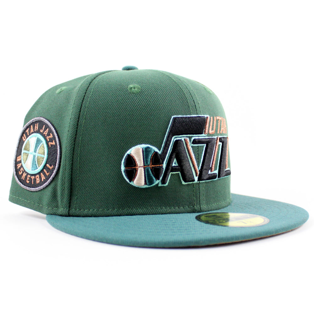 Utah Jazz NBA City Edition Snapback Hat Zions Bank