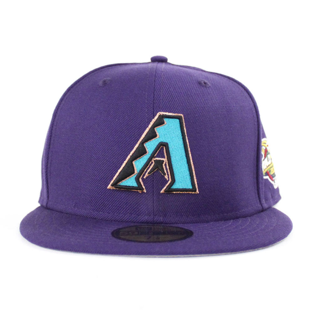 Arizona Diamondbacks Purple/Pink UV 2001 World Series Sidepatch 5950 Fitted  Hat – Fan Treasures