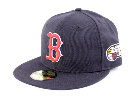 Boston Red Sox 2007 World Series New Era 59Fifty Fitted Hats (Navy)