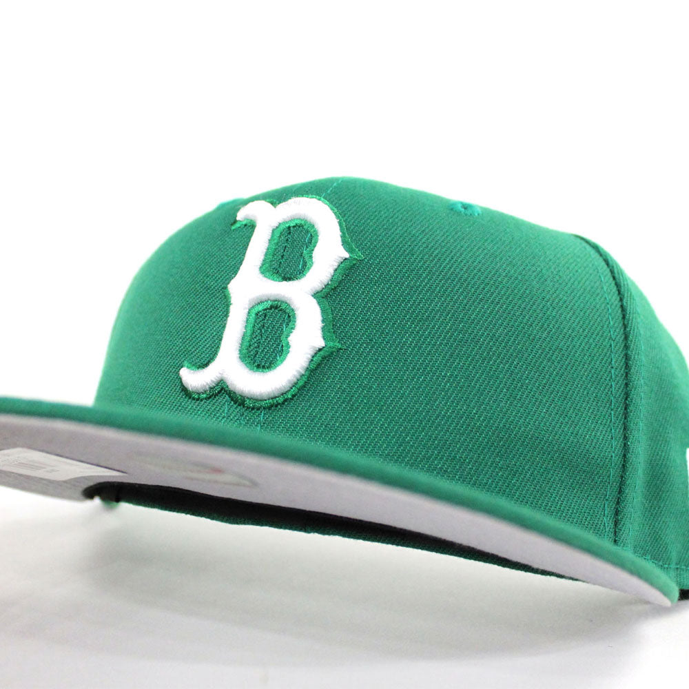 Boston Red Sox 59Fifty New Era Fitted Hat (Green Gray Under Brim