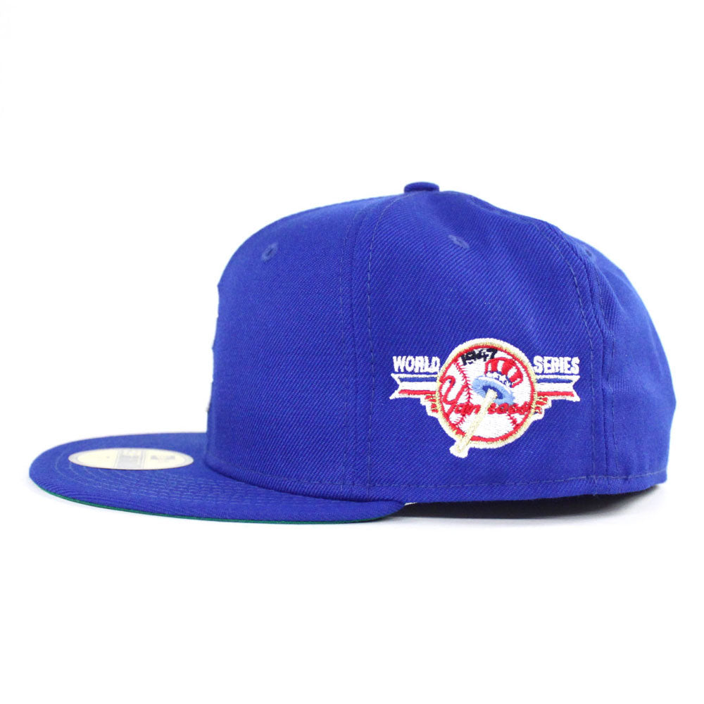 Brooklyn Dodgers 1947 World Series 59Fifty New Era Fitted Hat (Blue Green  Under Brim)