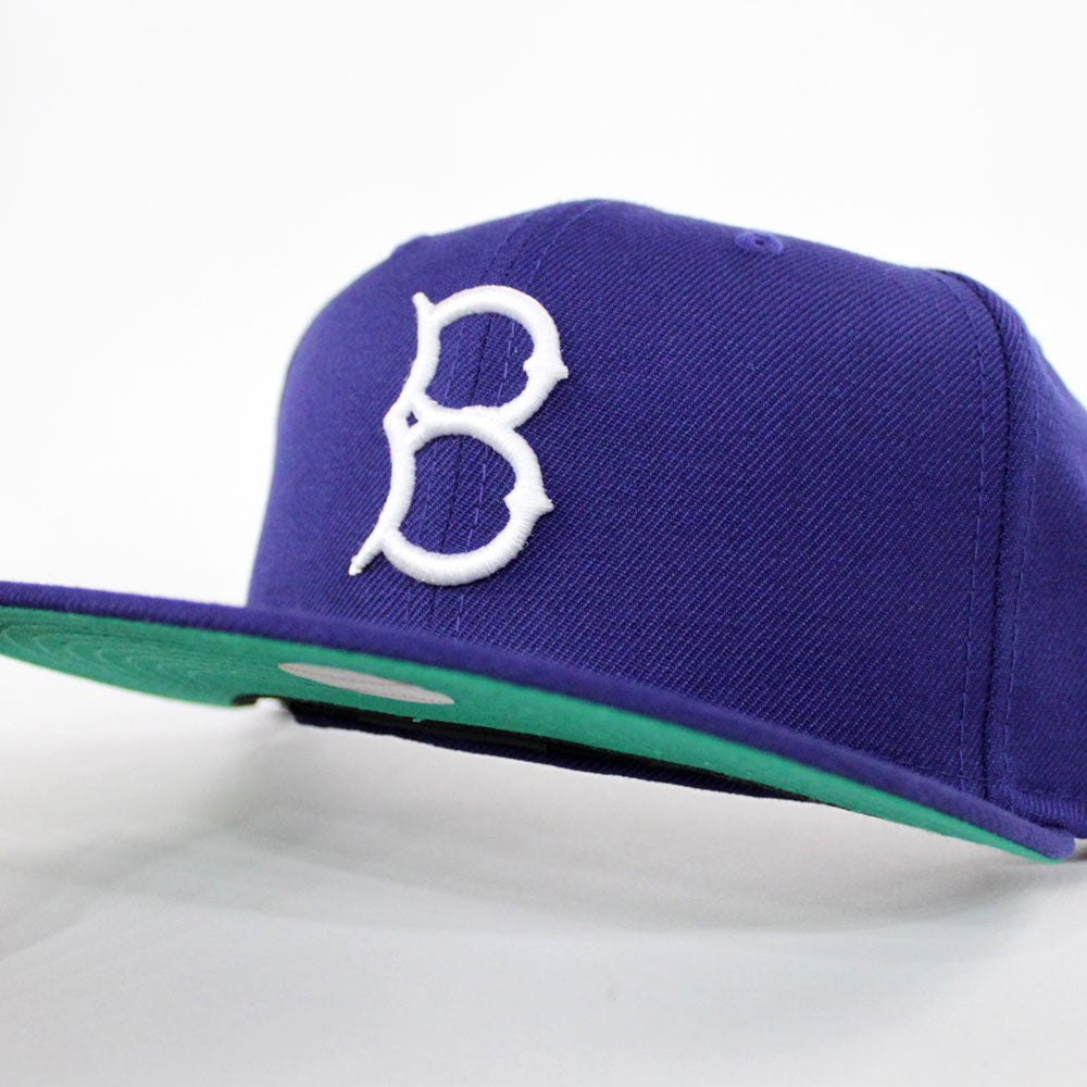 Brooklyn Dodgers New Era 59Fifty Fitted Hat Retro Greeen Under Brim Old Dodgers New Era 5950 FItteds Reggie Jackson Green Bottom Caps ECAPCITY