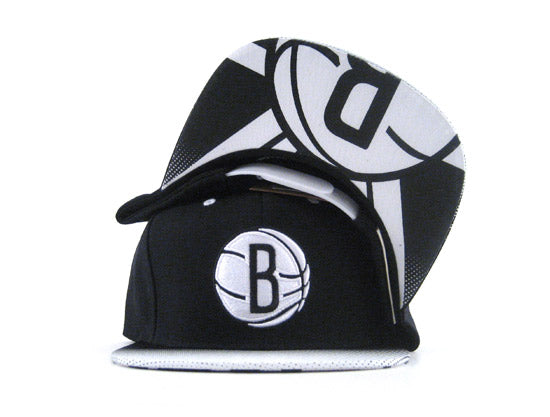 Brooklyn Nets 75 NBA New Era 59FIFTY Fitted Hat (Chrome Walnut Khaki Under BRIM) 7 3/8