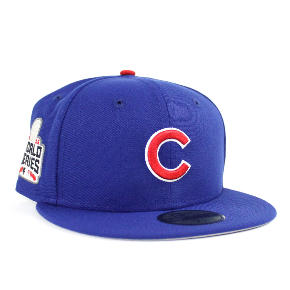 Chicago Cubs 2016 World Series New Era 59Fifty Fitted Hat (Blue Gray ...