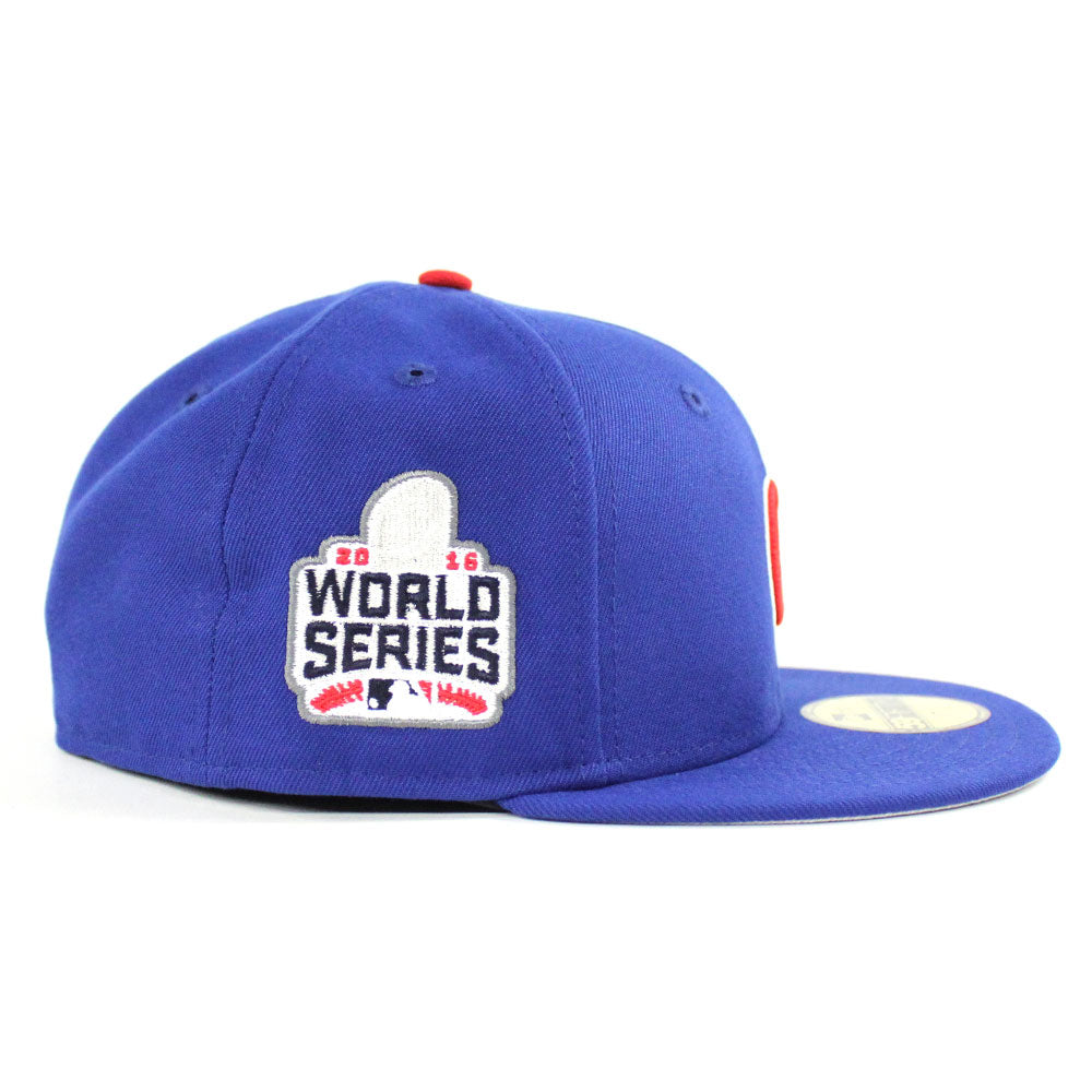 New Era Chicago Cubs 2016 World Series Fitted Blue/Red – STUDIIYO23