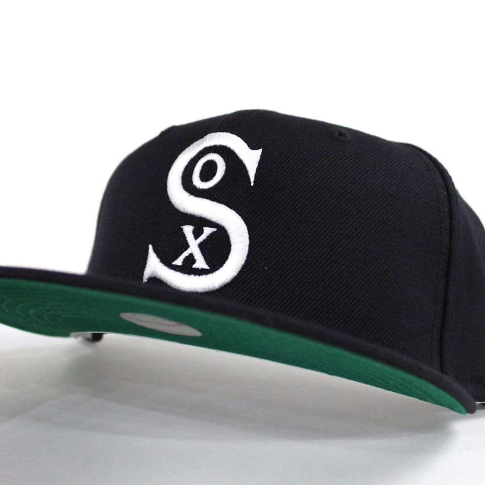 Chicago White Sox EVERGREEN White-Green Fitted Hat