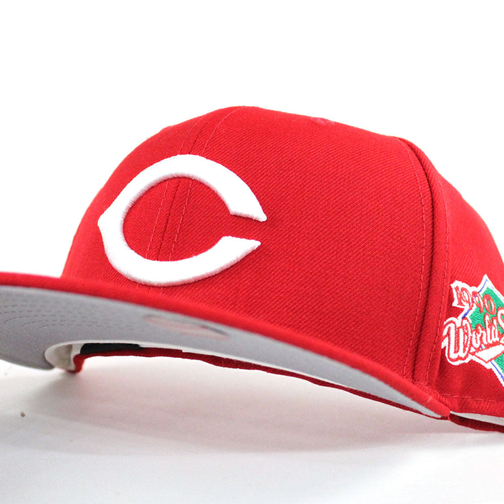 New Era Cincinnati Reds Upside Down 59FIFTY Fitted Hat Red