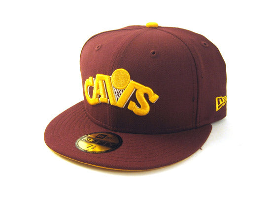 Brown Low Profile Fitted Cap  Center Court, the official Cavs Team Shop