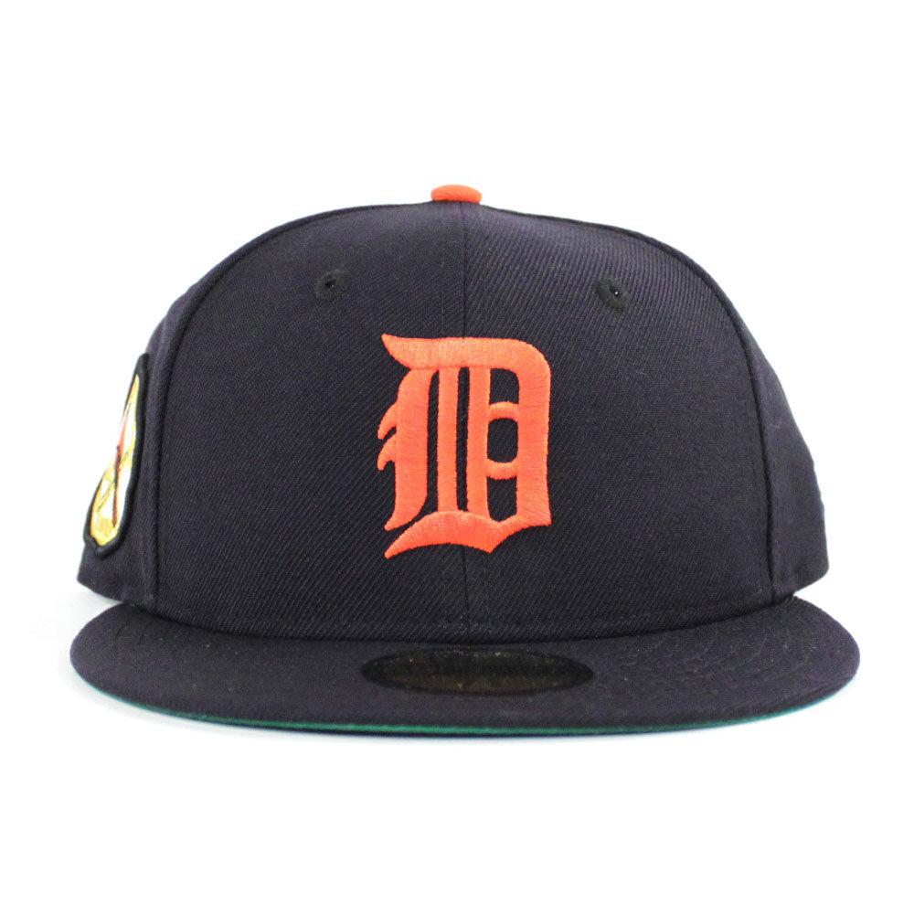 Detroit Tigers 1934 World Series New Era 59Fifty Fitted Hat (Orange Navy  Green Under Brim)