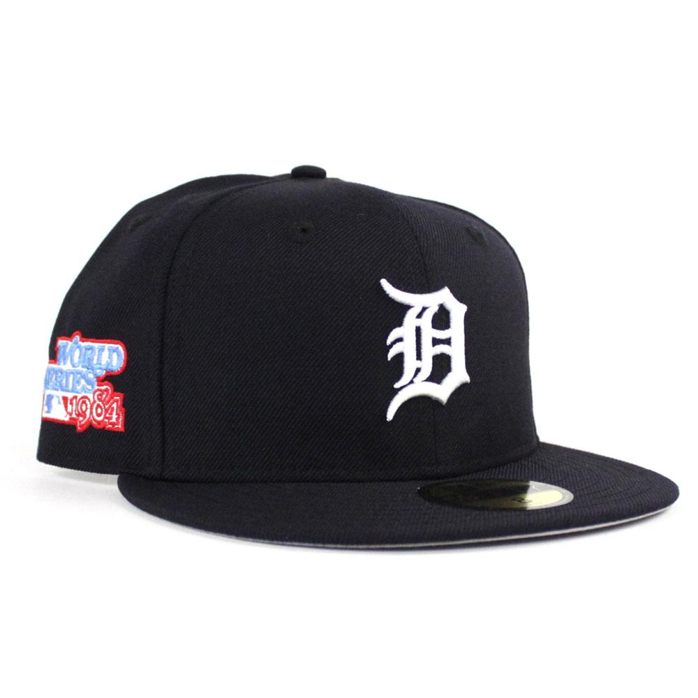 Detroit Tigers New Era 1984 World Series Bloom Side Patch 59FIFTY Fitted Hat  - Navy