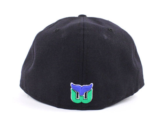Hartford Whalers New Era 59Fifty Fitted Hat (Navy Gray Under Brim)