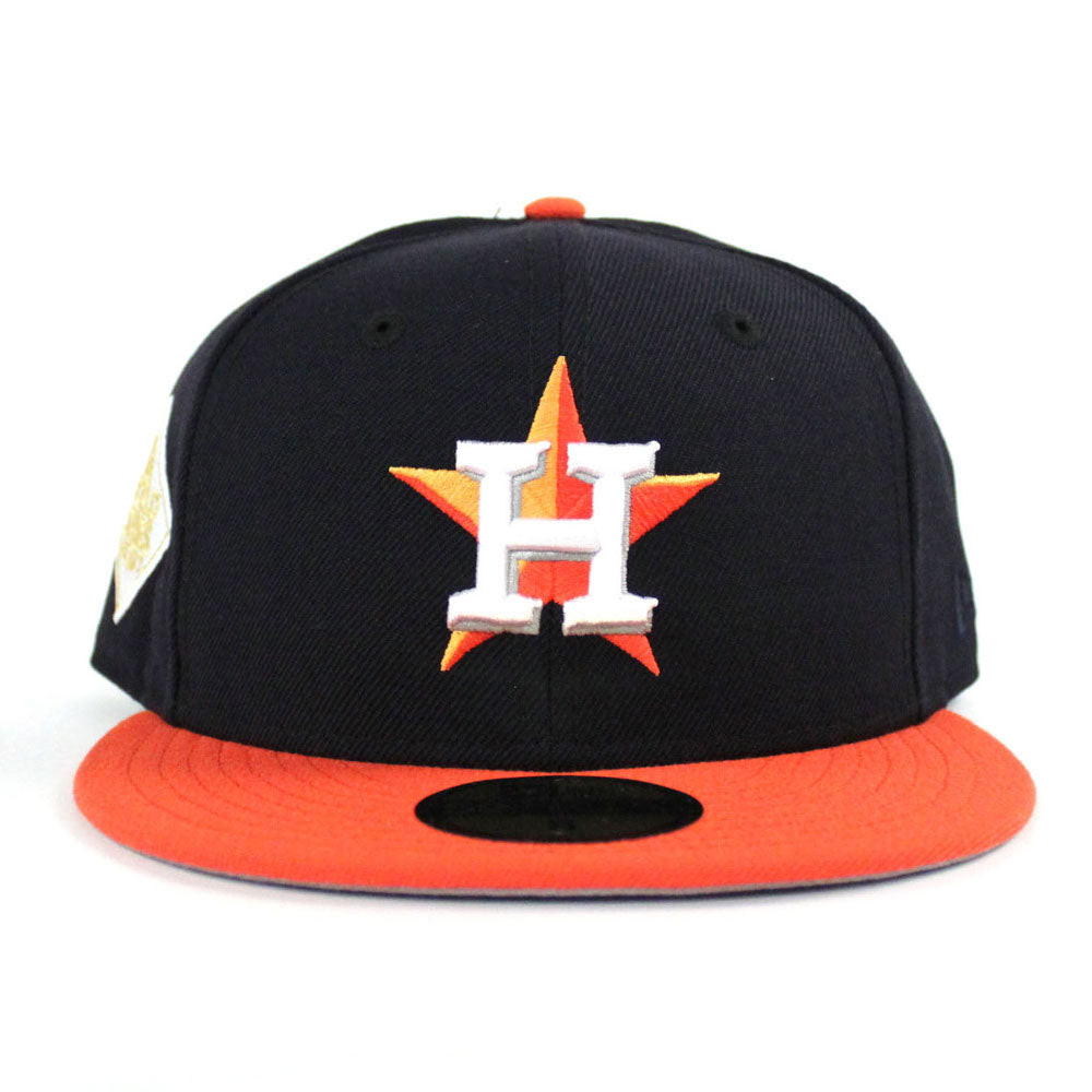 New Era Houston Astros Fall Collection 2017 World Series Capsule Hats Exclusive 59FIFTY Fitted Hat Orange/Yellow