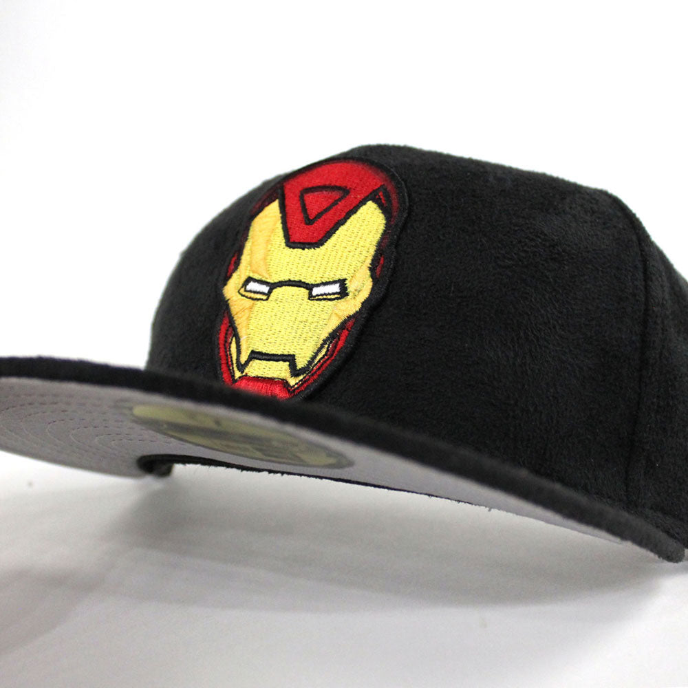 Wissen visie Vast en zeker Iron Man New Era 59fifty Fitted Hats (Black Flux Suede Gray Under Brim –  ECAPCITY