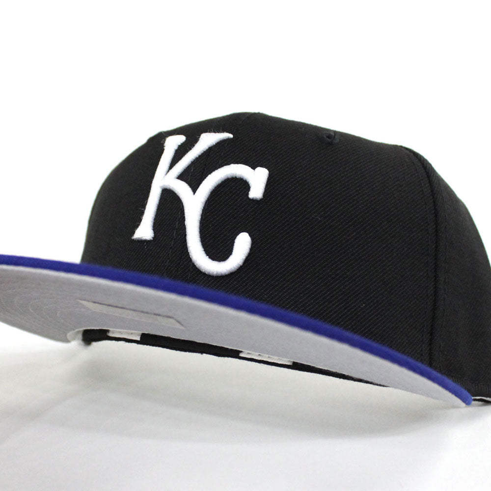 New Era 59FIFTY Kansas City Royals Hat Gray MLB Cap KC 5950 Size 7