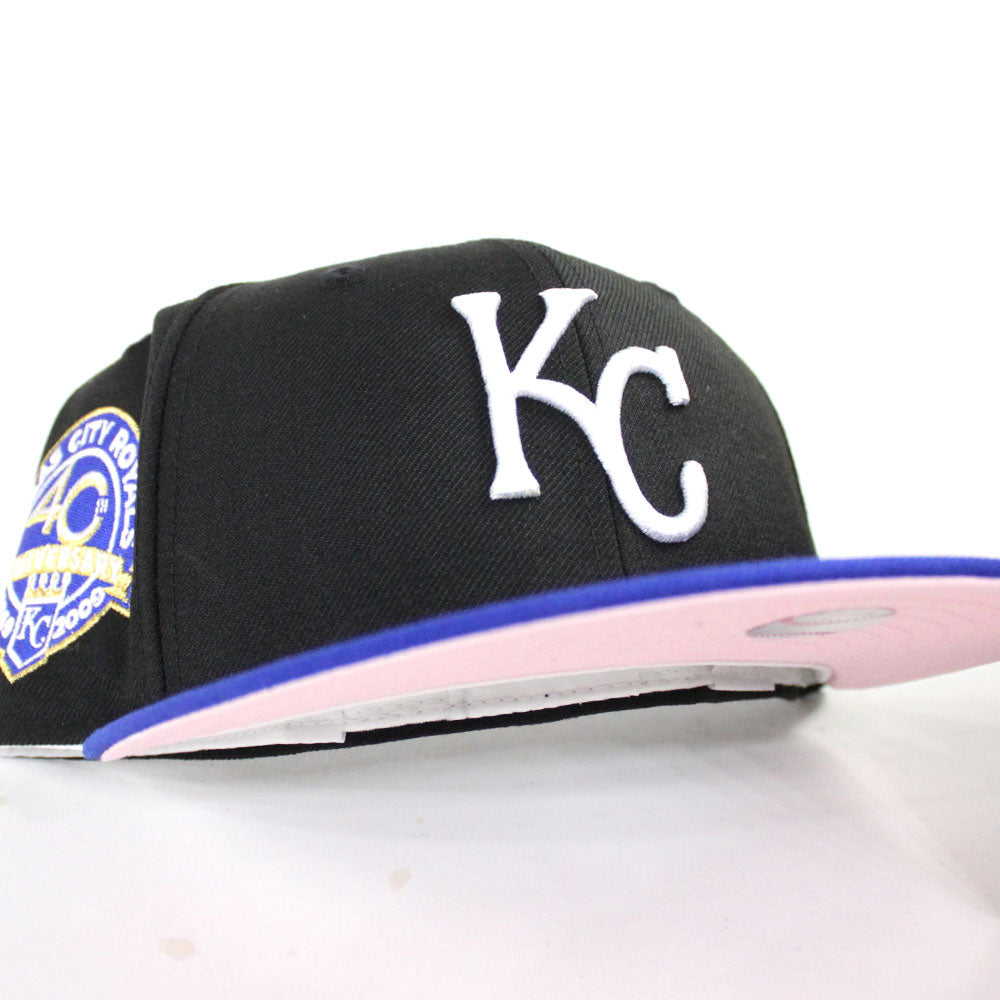 Kansas City Royals New Era AKA Patch 59FIFTY Fitted Hat - Black