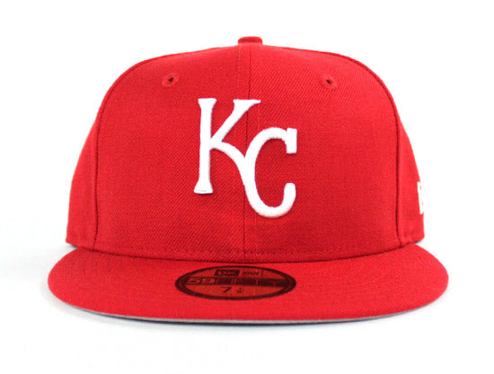 New Era Kansas City Royals Mens Red KC Royals Red GCP Grey UV 59FIFTY Fitted  Hat