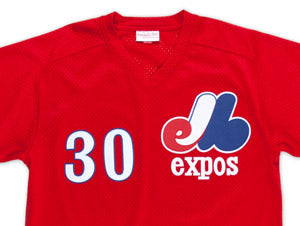 Cooperstown Collection Montreal Expos TIM RAINES Throwback Baseball Jersey  WHITE