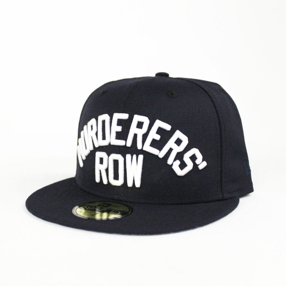 Men's New York Yankees New Era White Murderer's Row Pinstripe 9TWENTY  Adjustable Hat
