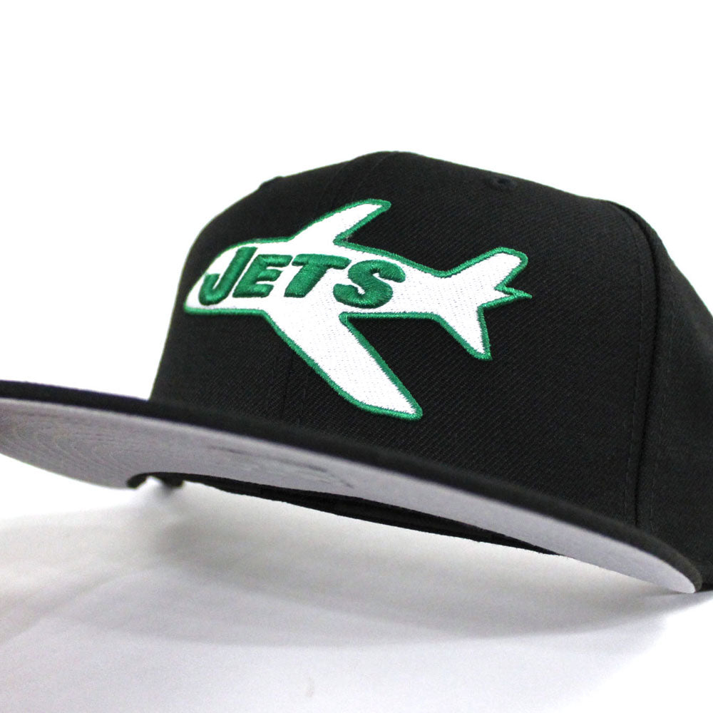 New York Jets 1960 Established New Era 59Fifty Fitted Hat (Black Way Gray  Under Brim