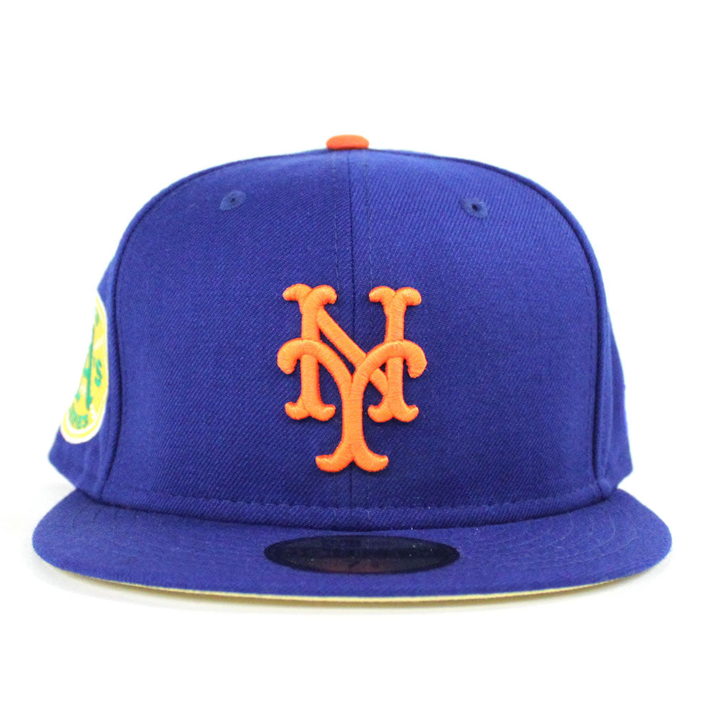 New York Mets 1973 World Series 59Fifty New Era Fitted Hat (Blue Soft  Yellow Under Brim)