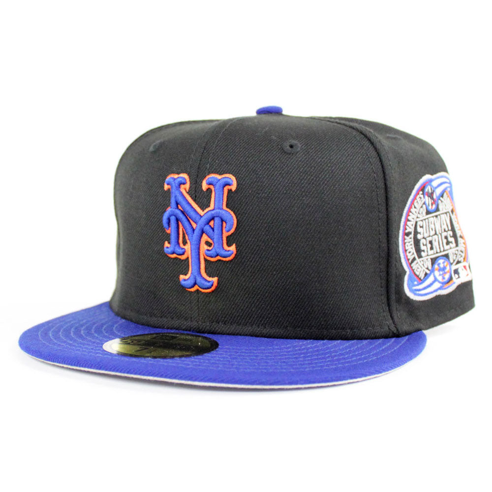 New York Mets (Black) (2000 Subway Series) New Era 59FIFTY Fitted (Grey BRIM)