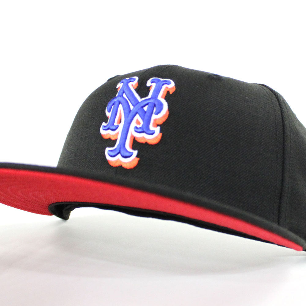 New Era x Hat Club New York Mets Subway Series Patch Red UV 59Fifty Fitted  Hat Black Men's - FW22 - US