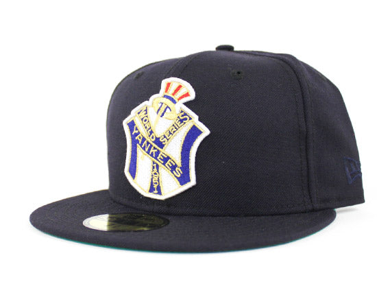 New York Baseball Hat Navy 1951 World Series Cooperstown Green Bottom New Era 59FIFTY Fitted Navy / Snow White / 7 1/4