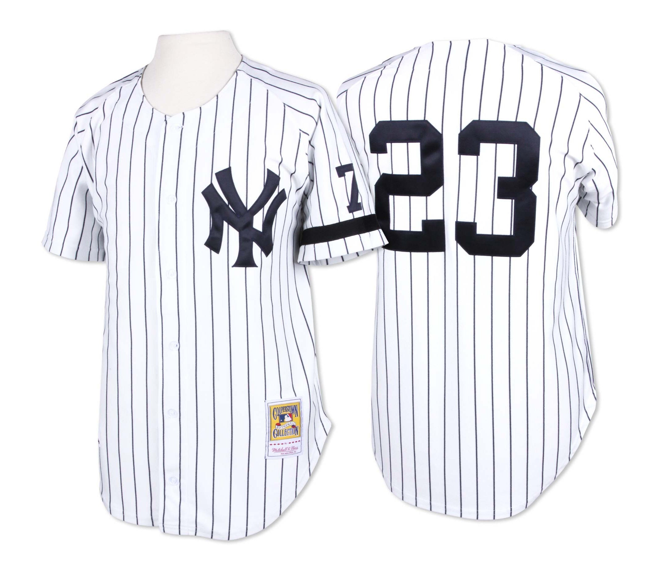 Don Mattingly New York Yankees Fanatics Authentic Autographed White 1995  Mitchell & Ness Authentic Jersey with