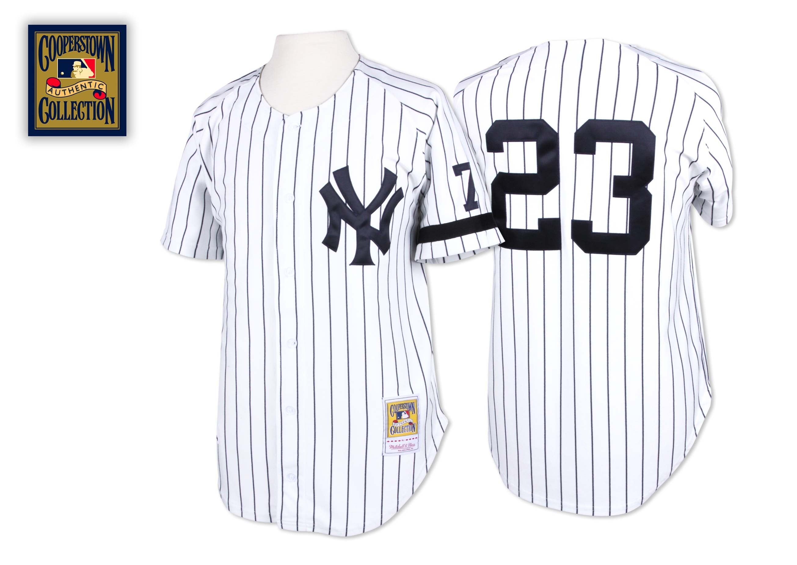 New York Yankees #23 Don Mattingly 1995 Mitchell and Ness Authentic Jersey