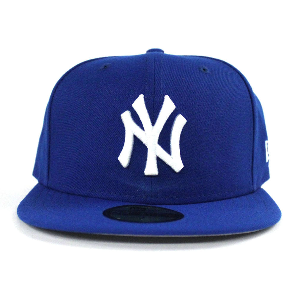 New York Yankees New Era 59Fifty Fitted Hat (Bright Blue Gray