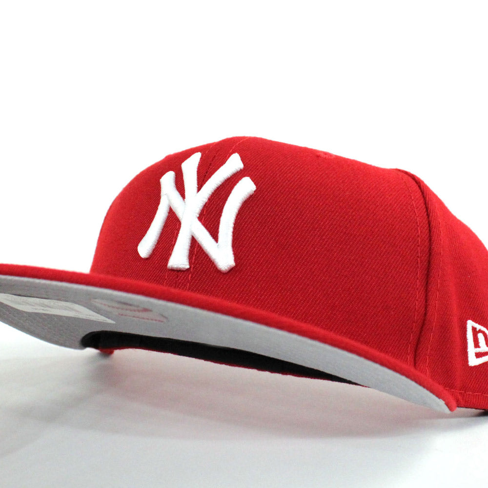 New York Yankees New Era 59Fifty Fitted Hat (Red Gray Under Brim)