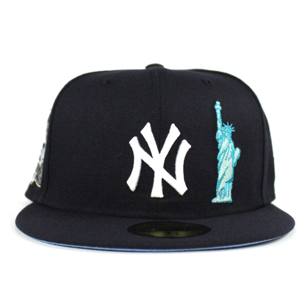 New York Yankees 27 CHAMPIONSHIPS TROPHY Navy Fitted Hat