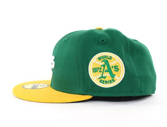 New Era 59Fifty Retro On-Field Oakland Athletics Home Hat - Green, Gol – Hat  Club