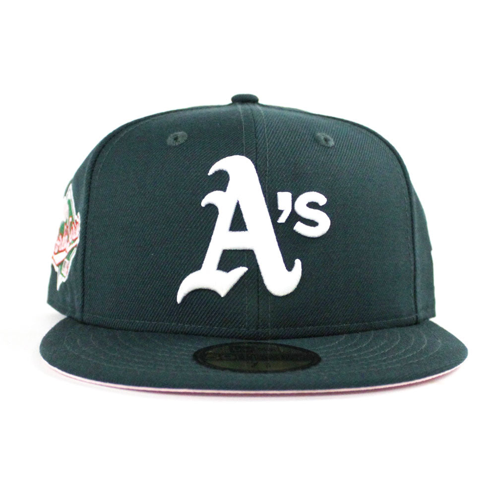 NEW ERA CAPS Oakland A's Chrome 59FIFTY Fitted Hat 70714774